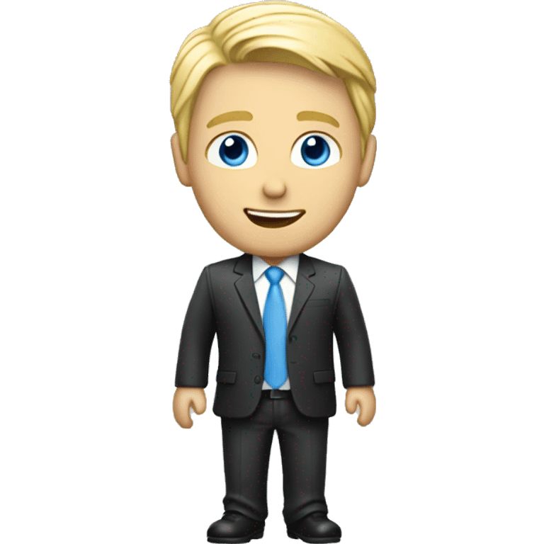 blond guy with suit who works for the UN emoji