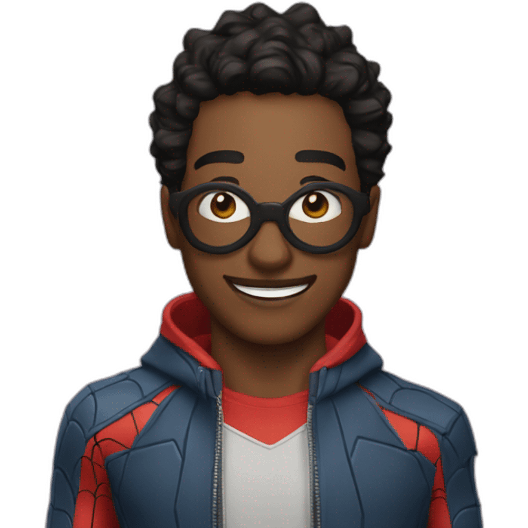 Spiderman miles emoji