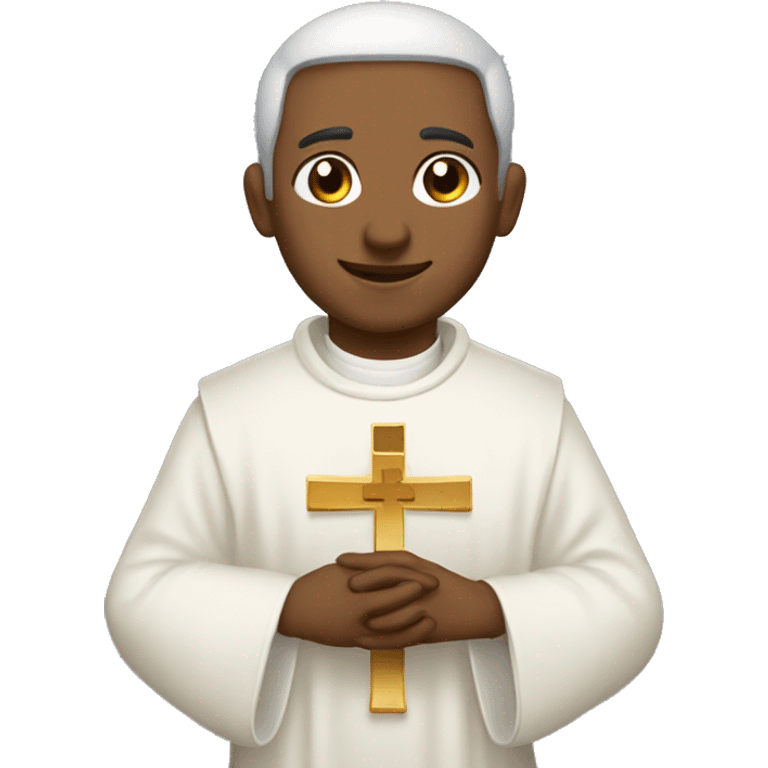 sacerdote con cruz emoji