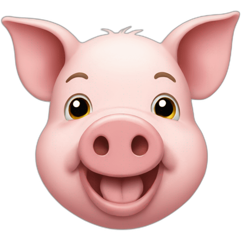 pig smile emoji