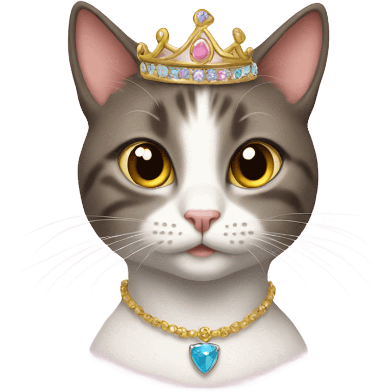 Princess cat emoji