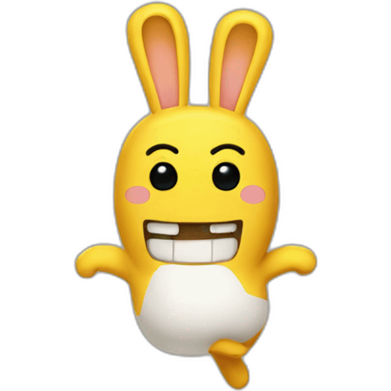 Yellow Rabbid emoji