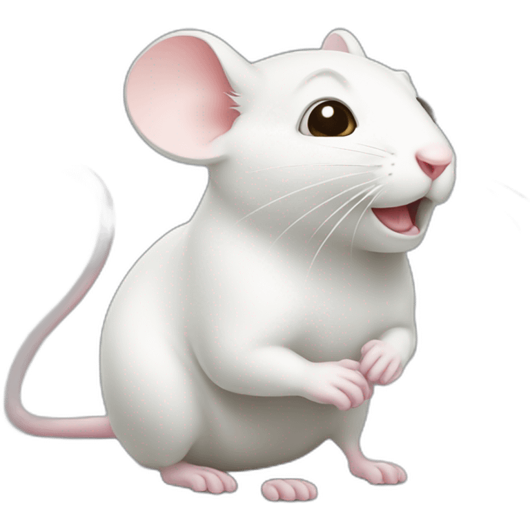 side-white-mouse emoji