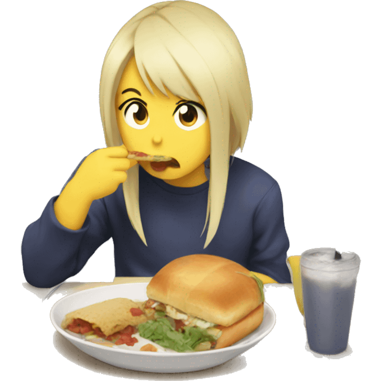 anime comiendo emoji