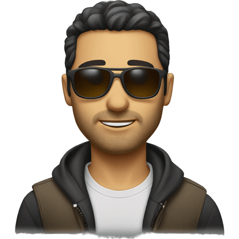 Alex Hormozi with sunglasses  emoji