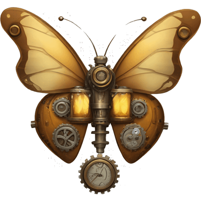 Steampunk Butterfly emoji