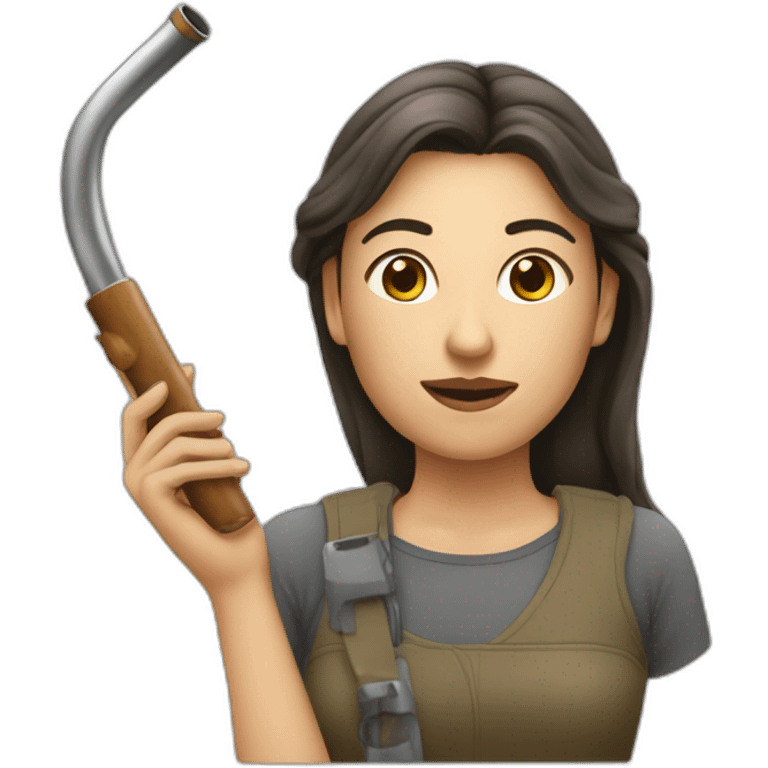 Femme qui fait une pipe à un homme emoji