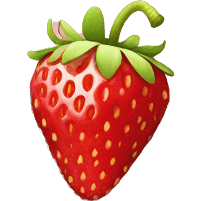 Wild strawberry emoji