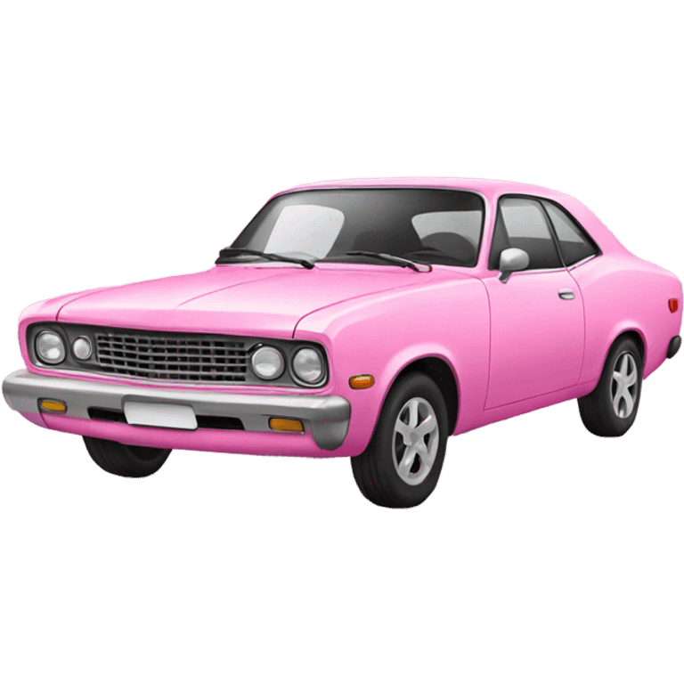 pink car emoji