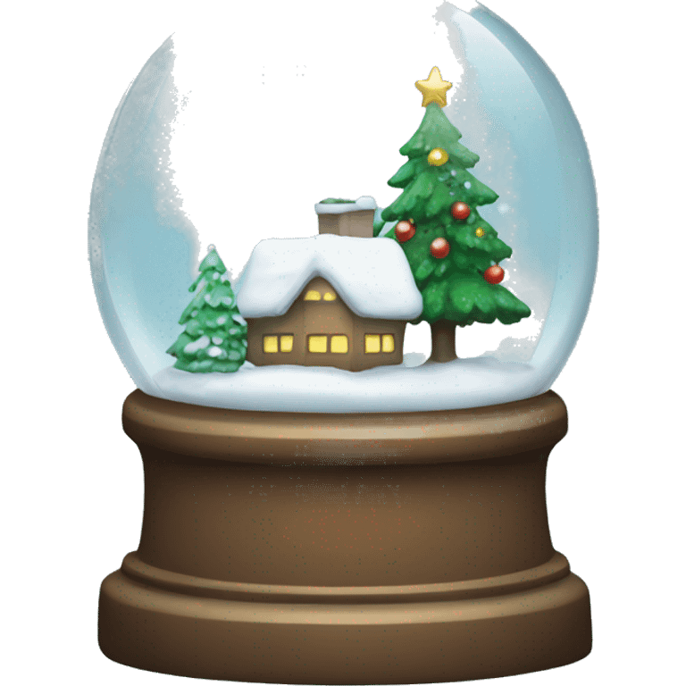 Christmas snowglobe emoji