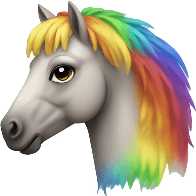 Rainbow horse  emoji