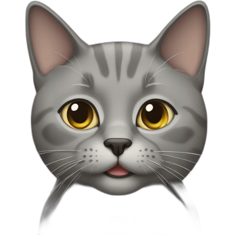 gray britan cat emoji