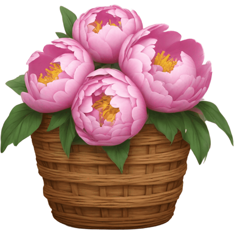 peonies in basket emoji