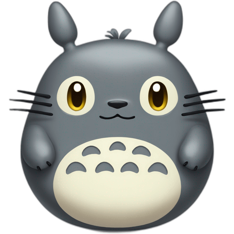 totoro smiling emoji