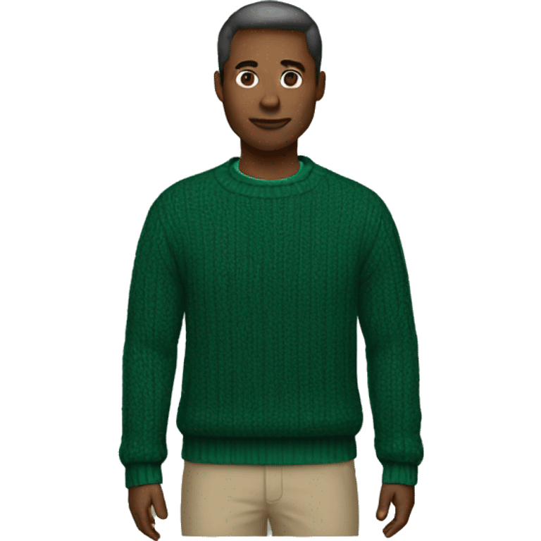 DARK GREEN SWEATER emoji