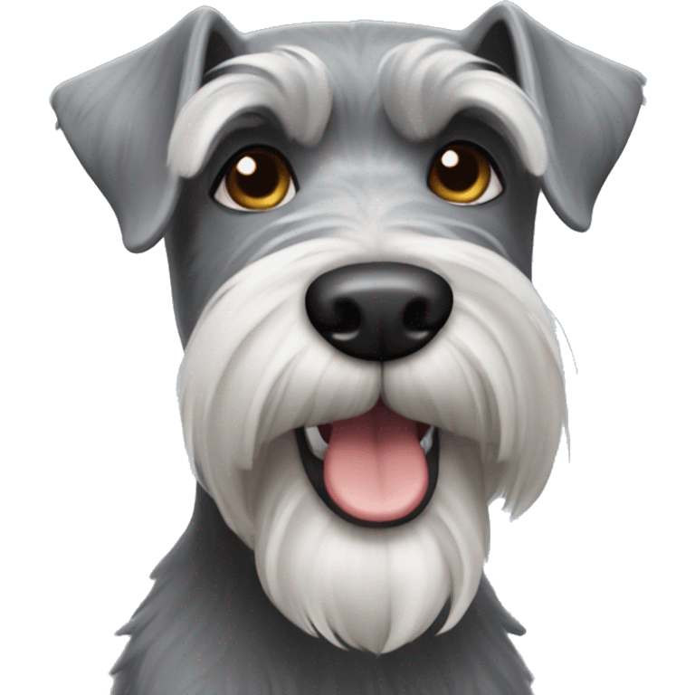 gray Schnauzer emoji