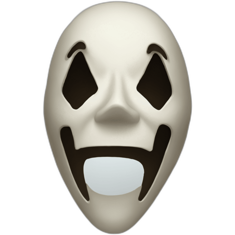 Mask scream movie emoji