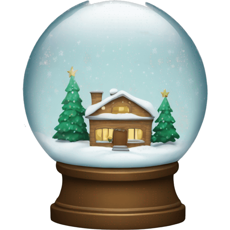 Christmas snowglobe emoji