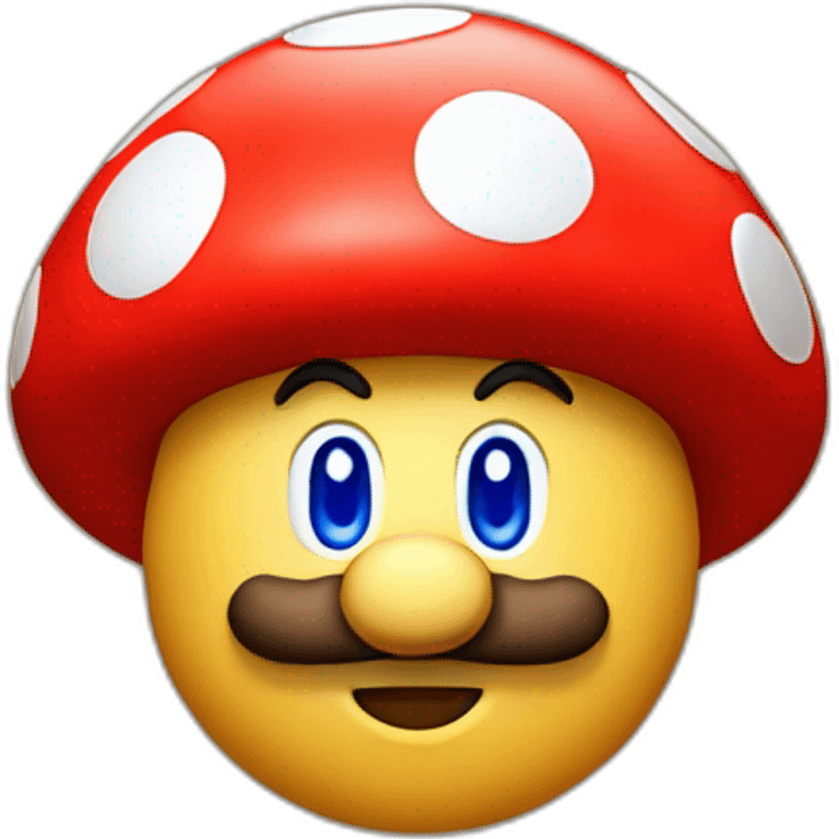 mario on mushrooms emoji