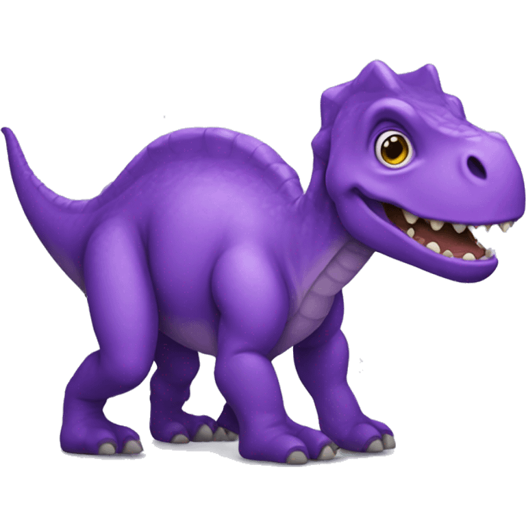 Purple dinosaur  emoji