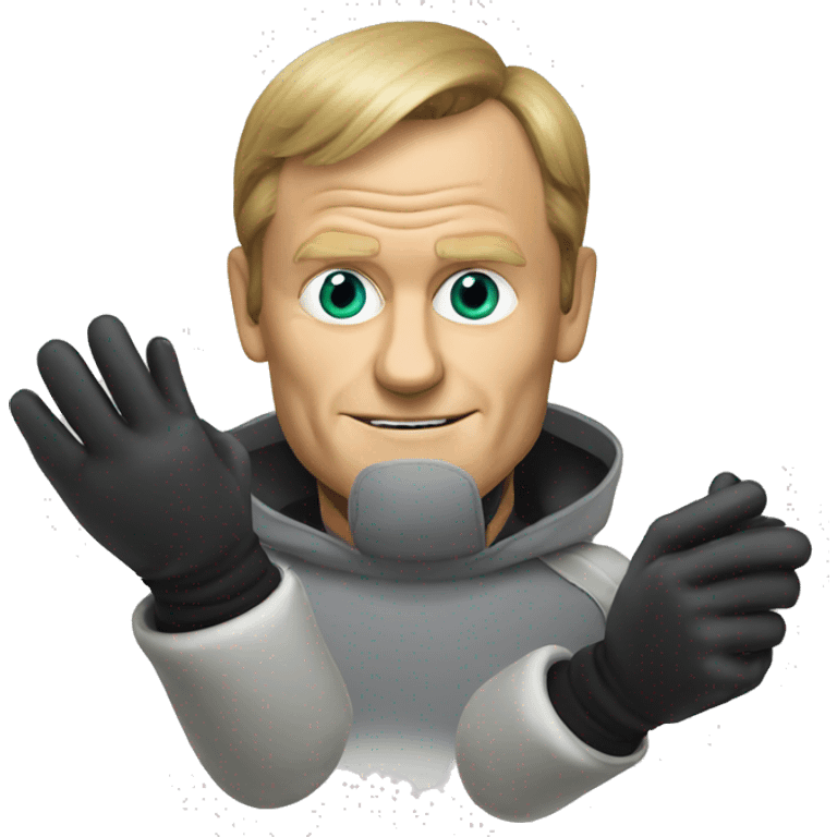 donald tusk in gloves emoji