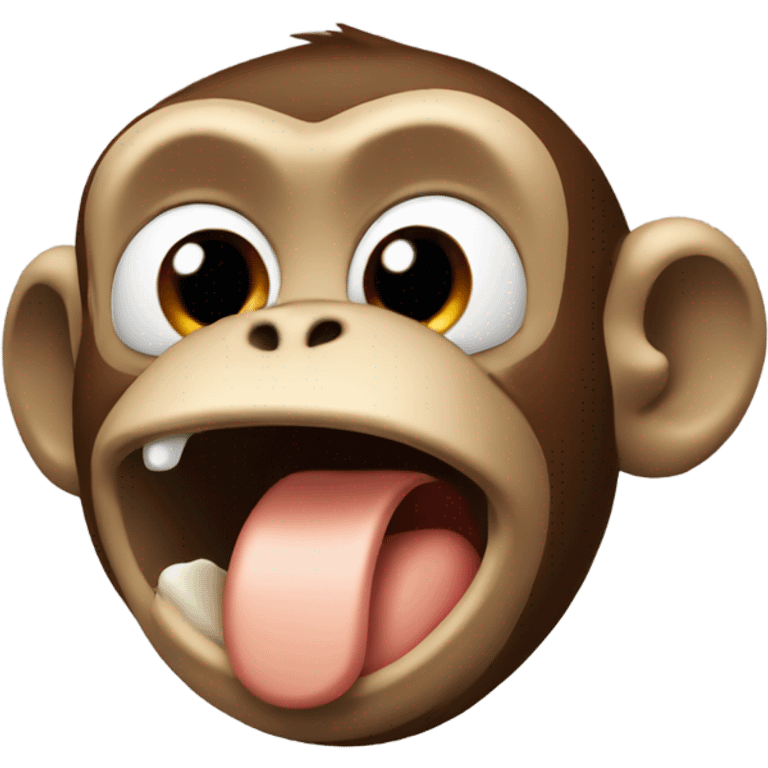 Monkey farting  emoji