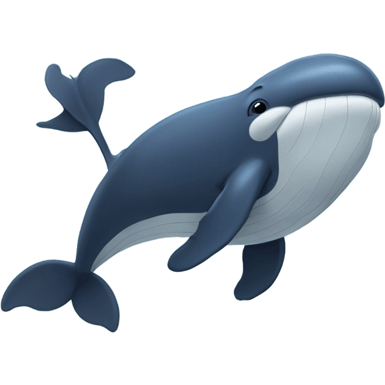 A whale and her calf  emoji