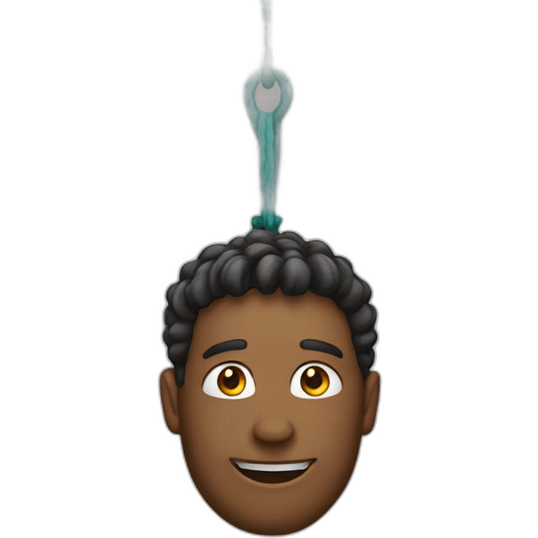 hanging emoji