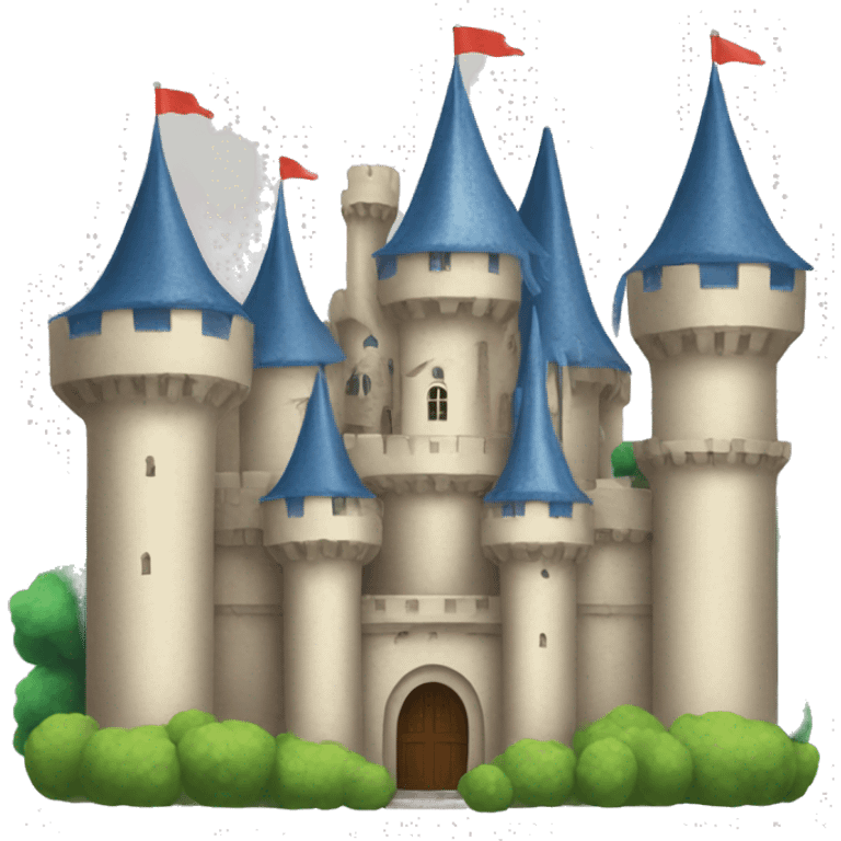 French fairytale castle  emoji