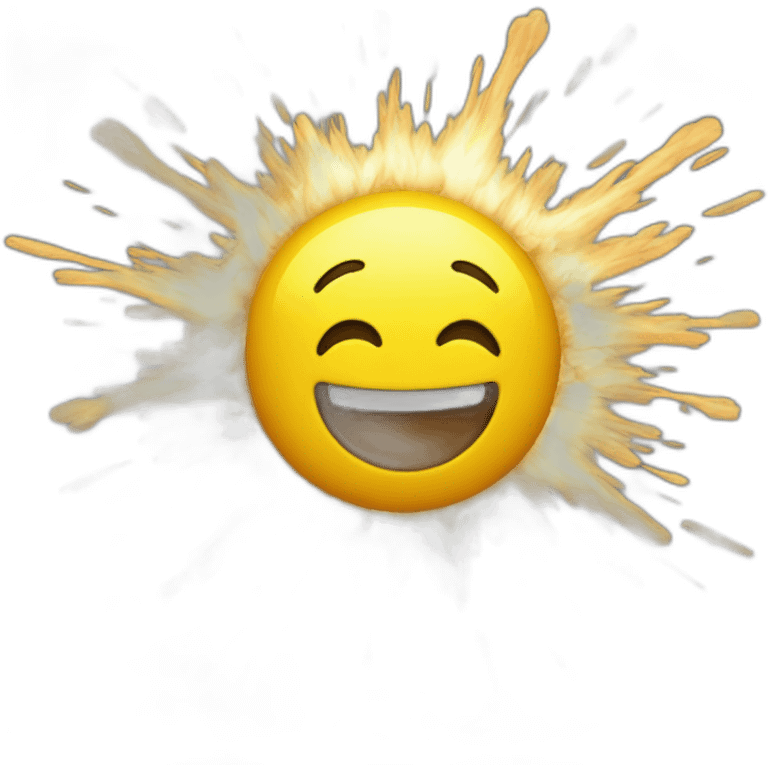 exploding smiley emoji