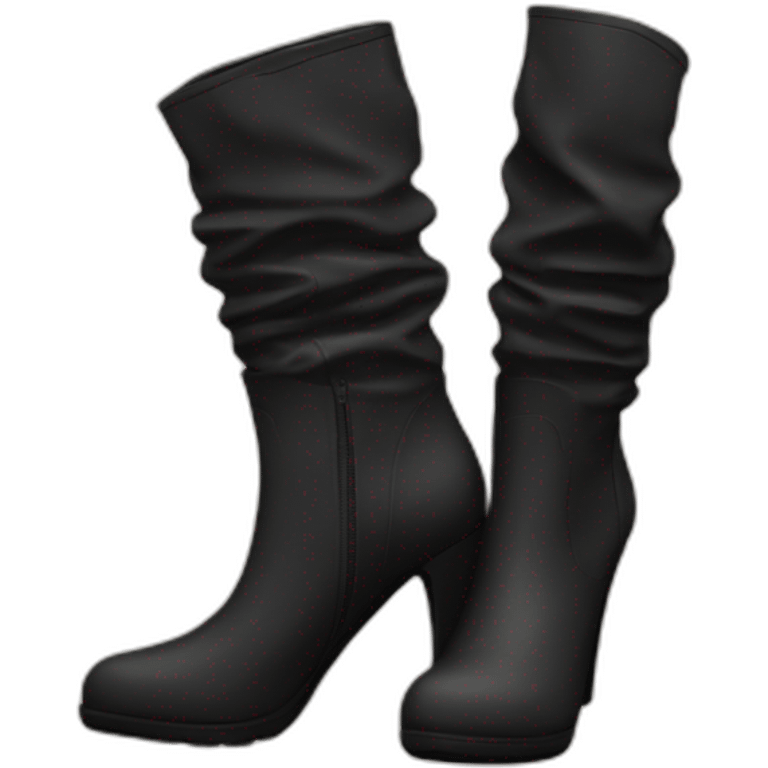 ankle high boots emoji