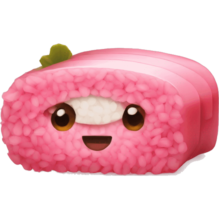 Pink sushi  emoji