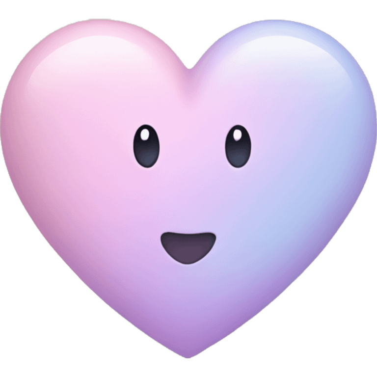 Pastel heart emoji