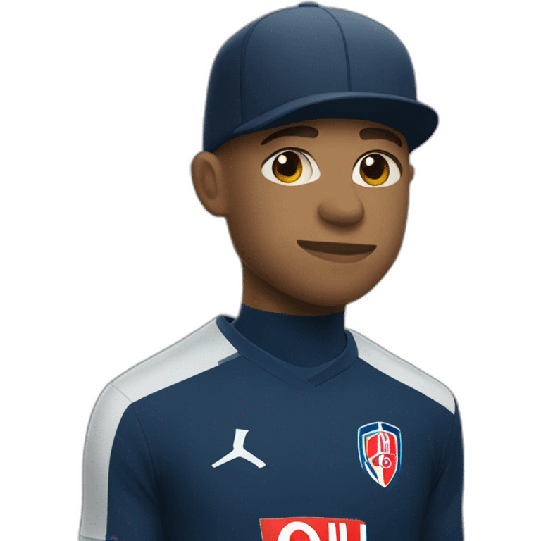 Mbappe with a kipa emoji