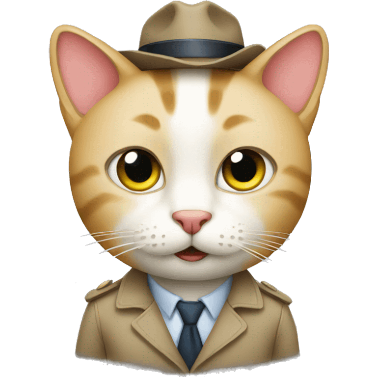 cat detective emoji