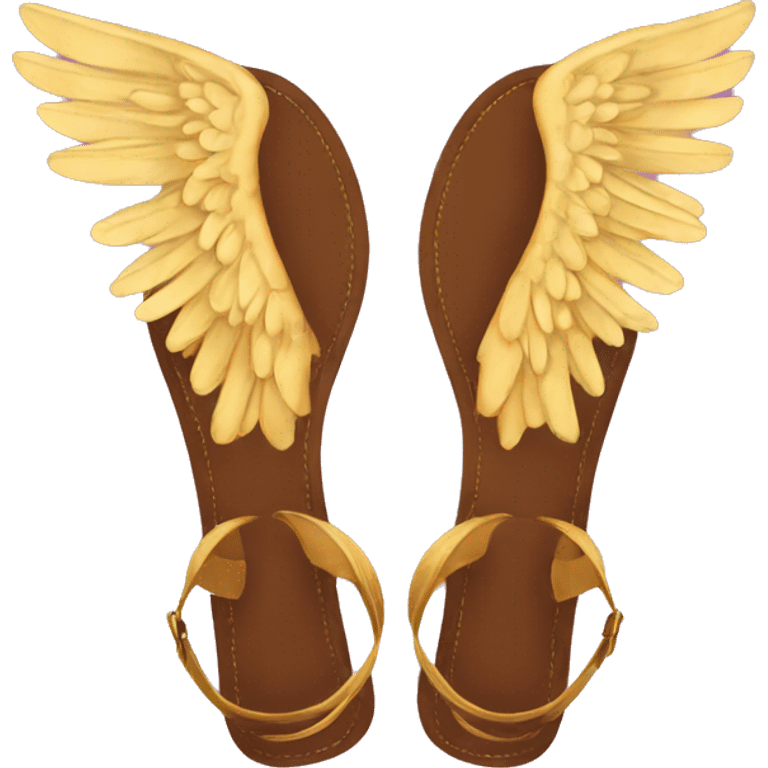 winged sandals emoji