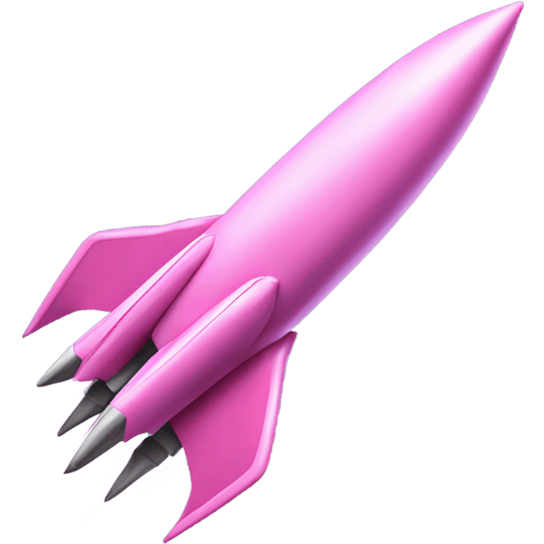 pink rocket emoji