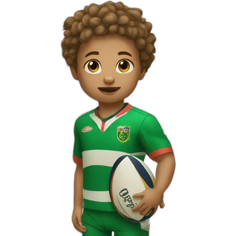 Rugby toddler emoji