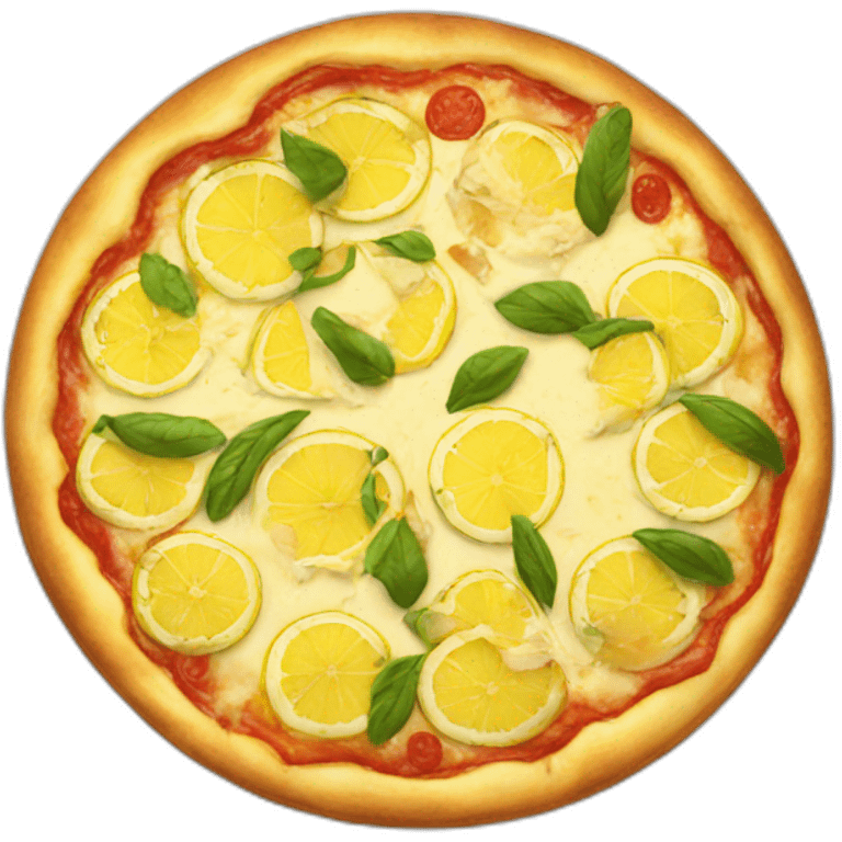 lemon pizza emoji