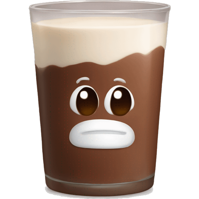 Chocolate milk  emoji