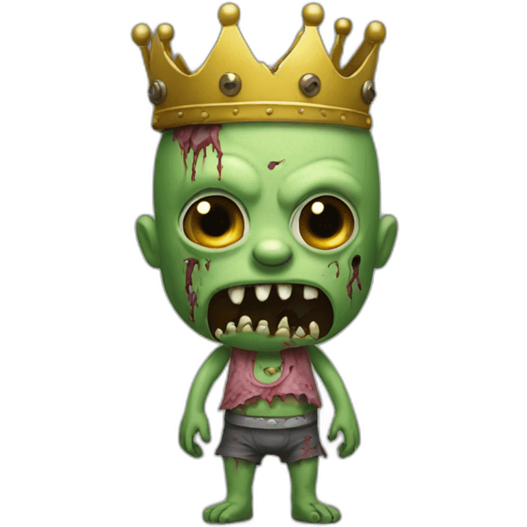 zombie king in underwears emoji