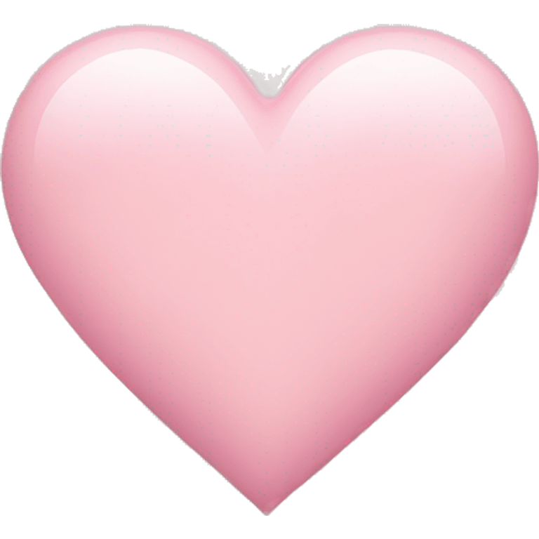 Light pink heart  emoji