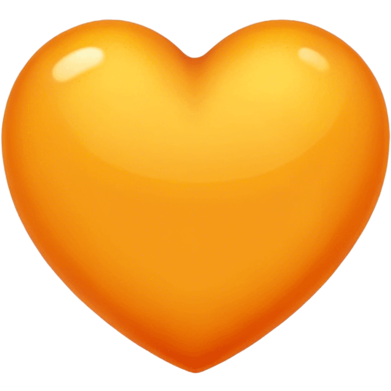 Yellowish orange heart emoji