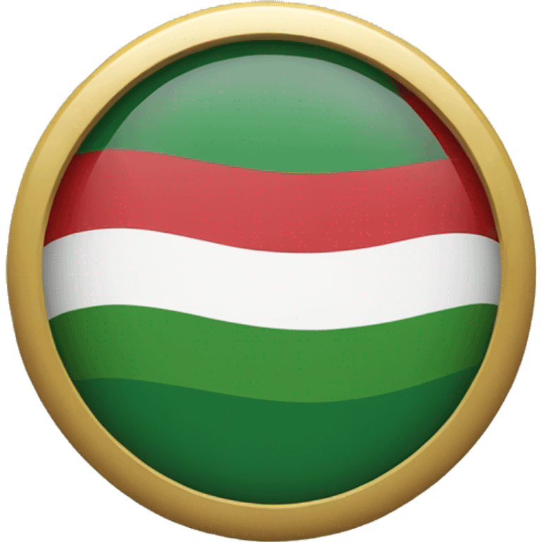 Hungarian flag with sun on it emoji