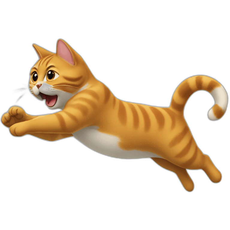 Un chat qui fait un salto arrière emoji