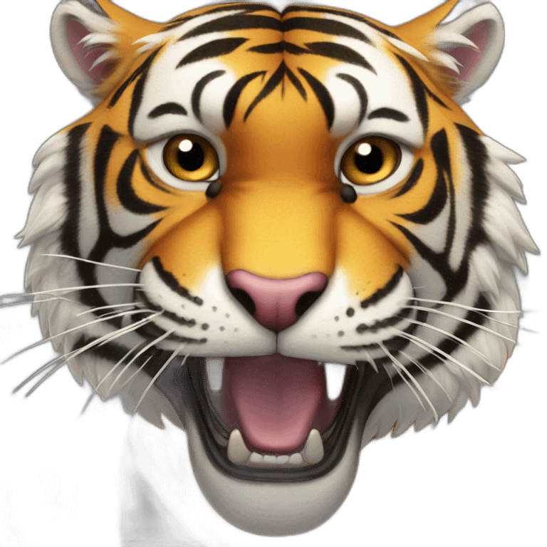 Tiger Roaring emoji