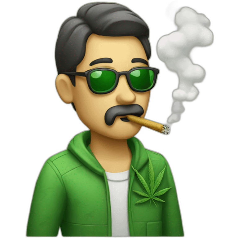 cannabis smoker emoji