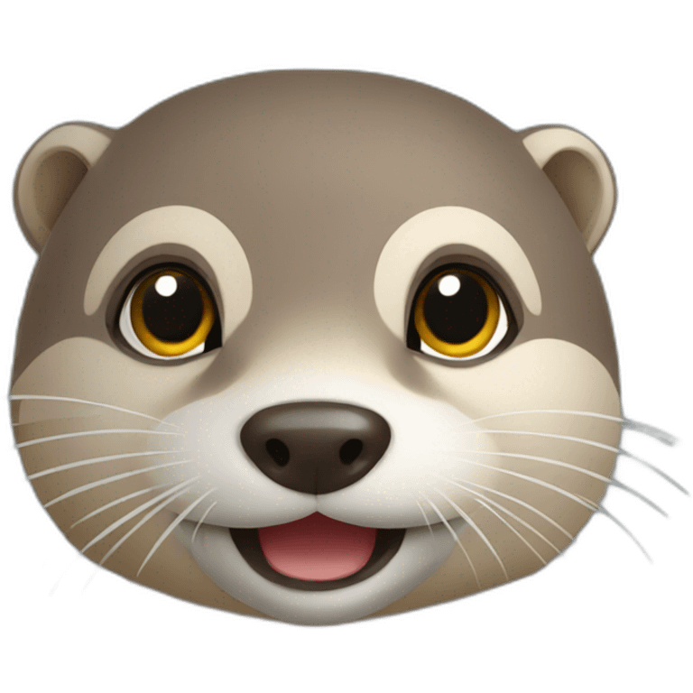 Loutre de noel emoji