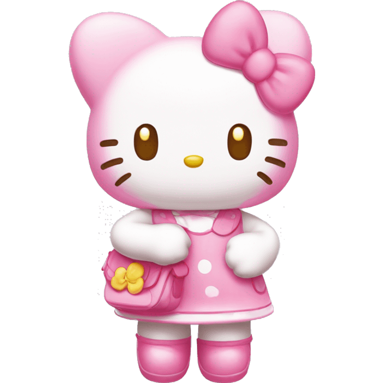 Hello Kitty abrazando a my Melody  emoji