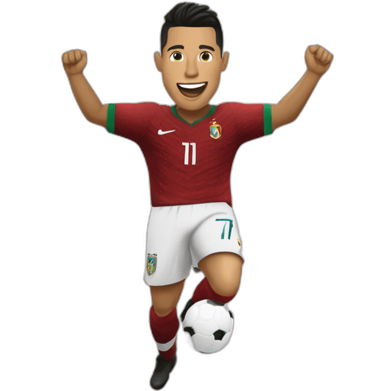 Ronaldo célébration emoji